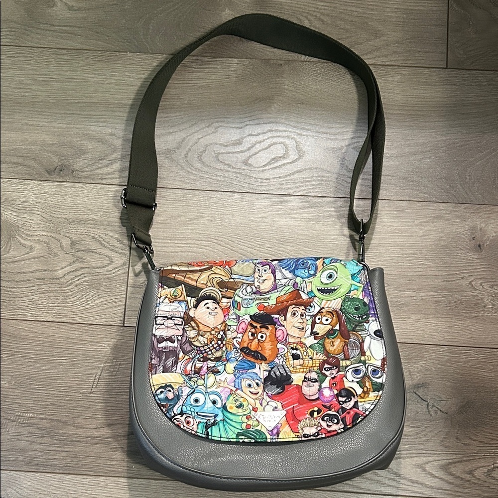 Character Print Shoulder Bag Top Notch By Design Handmade